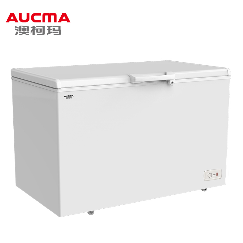 澳柯玛(AUCMA)376升冰柜家用小型 迷你冰柜冷柜冰吧家用冷冻柜冷藏柜单温冰柜家用商用大容量BC/BD-376SNA