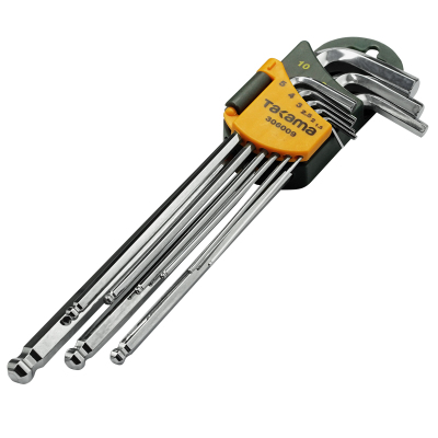takama 9件套内六角平头扳手组套（特长）
