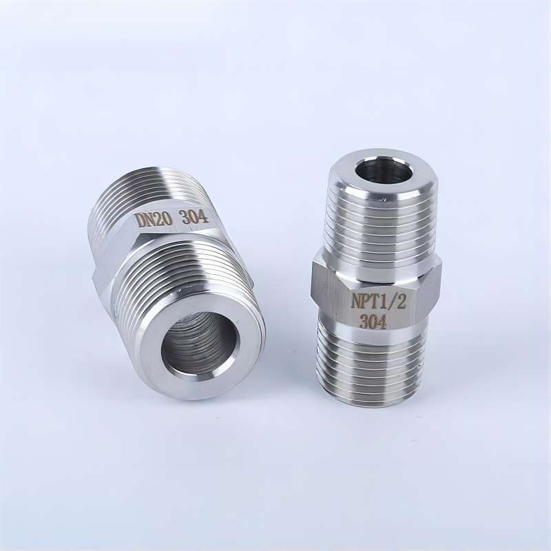 阿托拉思 不锈钢六方双外丝直接 1-1/4“