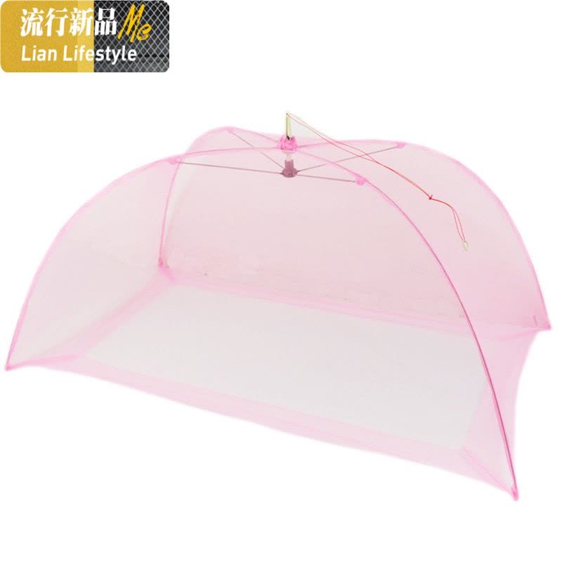 婴儿床蚊帐罩大小号儿童伞罩盖式蒙古包蚊帐易收折叠无底成人蚊帐 三维工匠图片