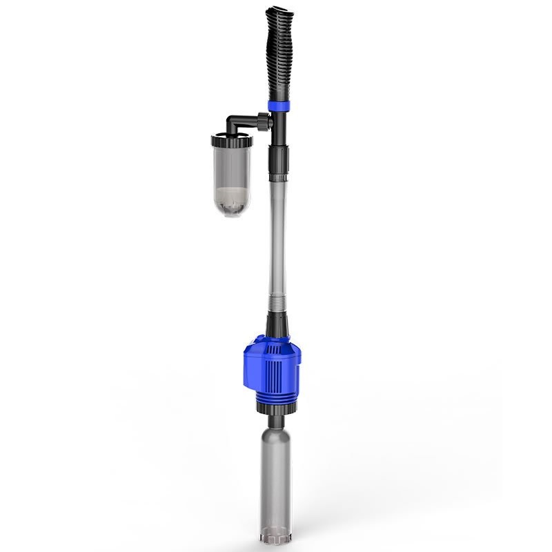鱼缸换水器电动洗沙器水族箱吸便器吸水清理鱼便吸便抽水泵高清大图