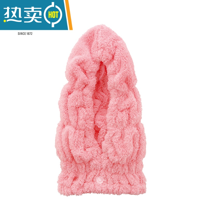 敬平干发帽强力吸水速干浴帽加厚可爱干发帽包头巾干发巾 成人长发款高清大图