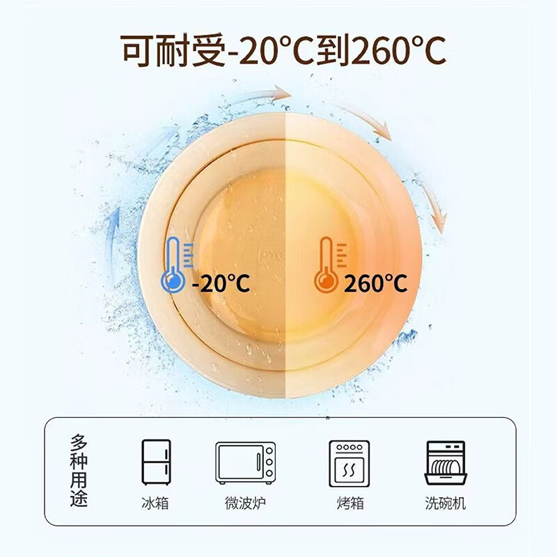 康宁(VISIONS)Pyrex 百丽Shiny晶耀系列餐具--16件B组PX-SY16B/HP高清大图