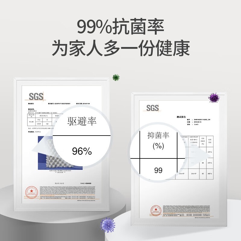佳奥 波浪颗粒乳胶枕2只装 J13B26AW2-BK*2高清大图