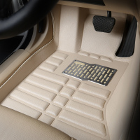汽车脚垫全包围新款老款专车定制专用脚踏主驾驶单个片地垫地毯大 米色主驾驶