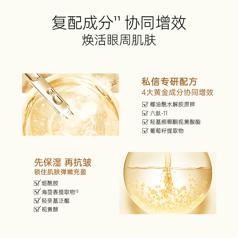 私信重组胶原蛋白抗皱精华霜 50g高清大图