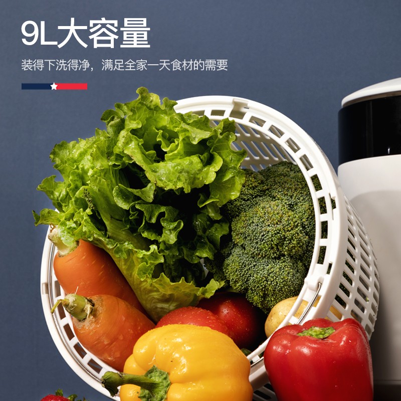 MACAIIROOS洗菜机臭氧果蔬清洗机家用多功能蔬菜水果全自动活氧食材净化机 MC-4063高清大图