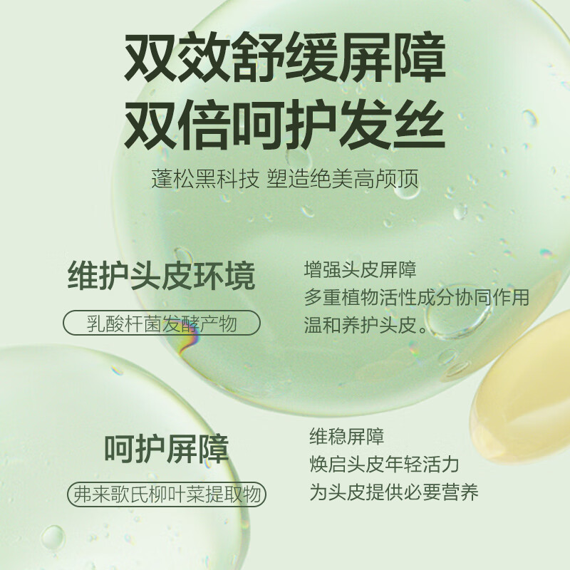 柏缇 平衡控油蓬松洗发水515ml 清爽控油男女通用持久留香山茶籽洗发露高清大图