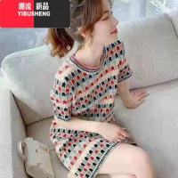 YIBUSHENG胖mm大码茶歇法式连衣裙季新款仙女裙子气质韩版方领仙a字E 3XL建议135-150斤 花色022优质面料