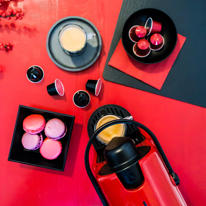 Nespresso 胶囊咖啡机 InissiaC40 欧洲原装进口 意式家用小型全自动办公室咖啡机高清大图