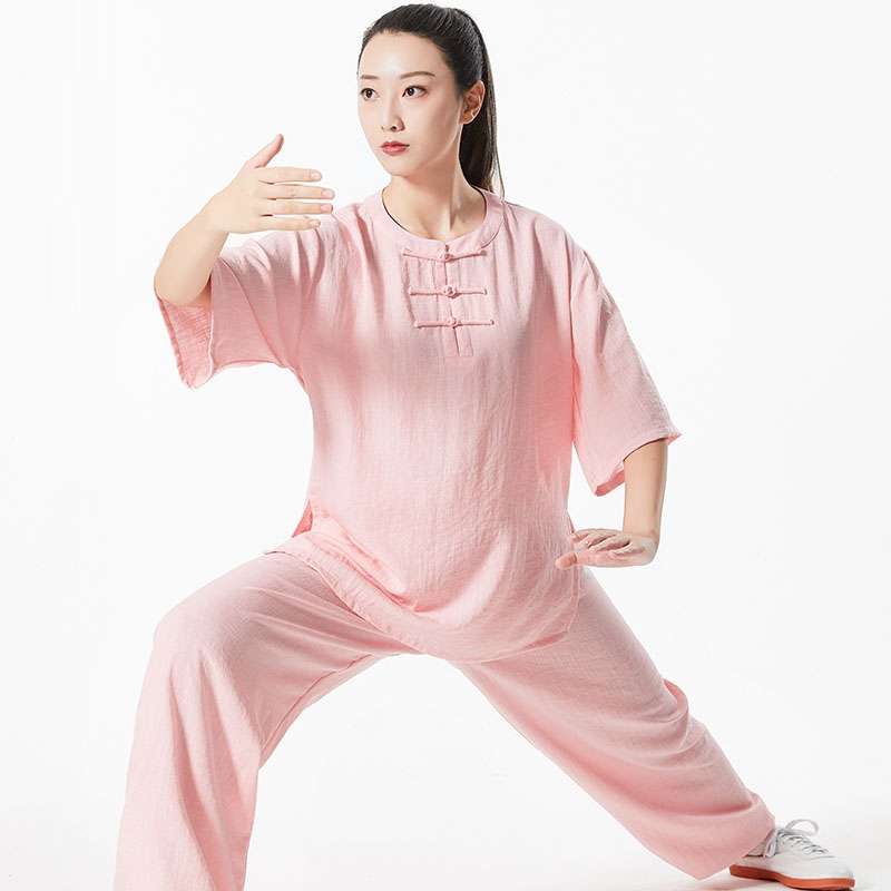 太极服女夏季魅扣太极拳练功服棉麻短袖22新款太极服高端飘逸报价 参数 图片 视频 怎么样 问答 苏宁易购