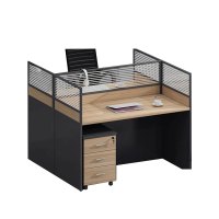 榭邦 办公家具 职员办公桌组合工作位屏风隔断卡座 工型2人位 W1200*D1200*H1100