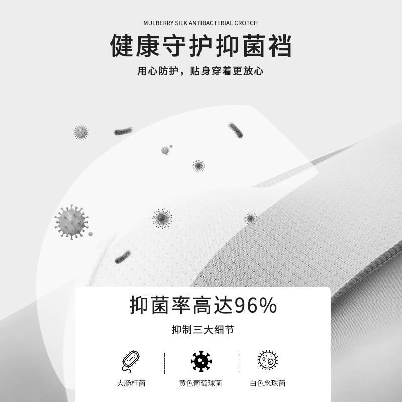 花花公子男士内裤男款冰丝无痕夏季四角短裤男生透气抗菌平角短花高清大图