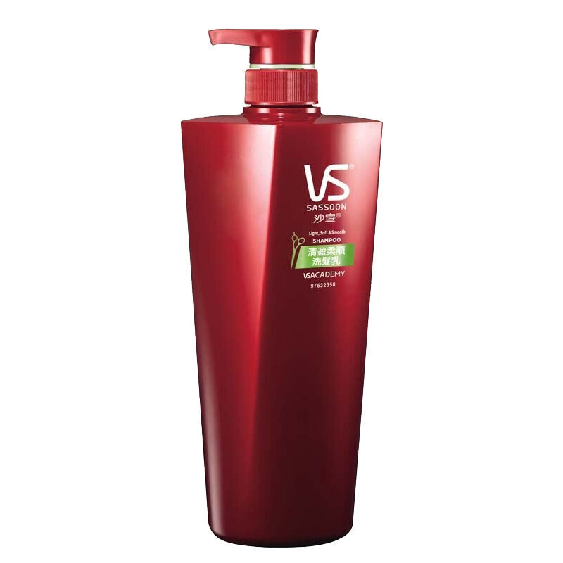VS沙宣 港版洗发水 清盈柔顺洗发水750ml+护发素750ml 水感修护 丰盈秀发 香港直邮