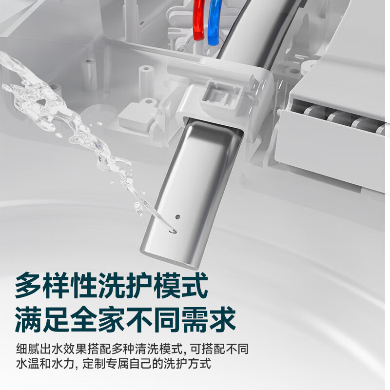 惠达（HUIDA）-E08 系列 0水压智能马桶无棱内壁紫外线杀菌自动翻盖高清大图