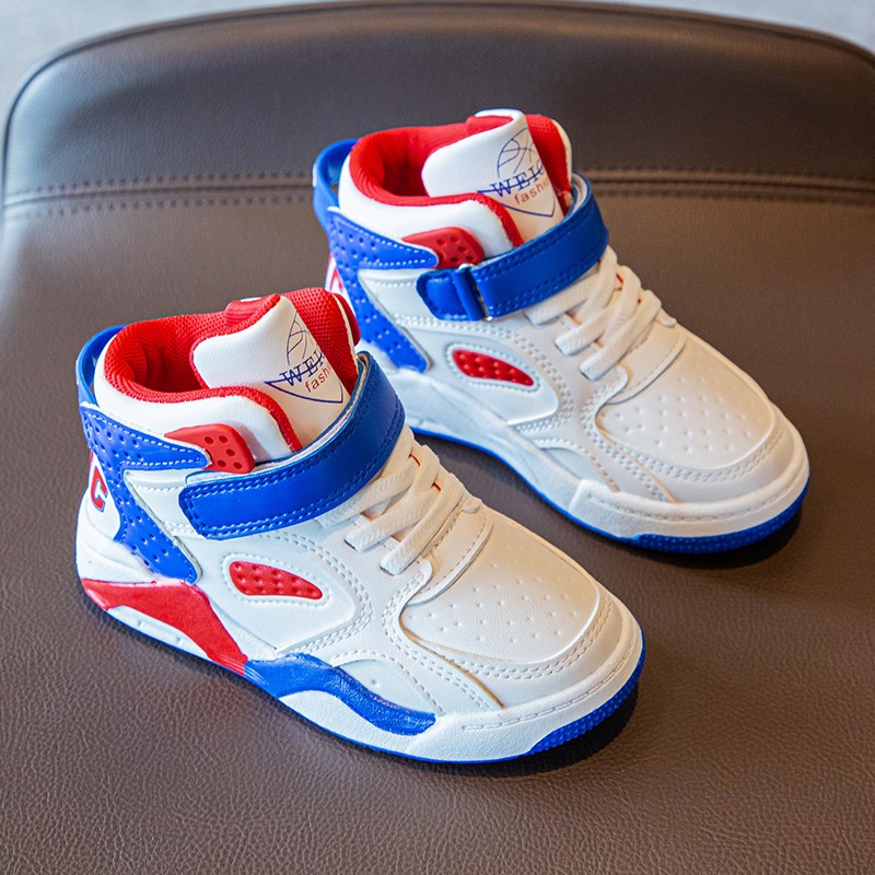 兜男童篮球鞋秋季中大童运动鞋百搭板鞋开学季学生潮流时尚男孩童鞋