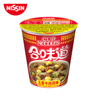 日清 合味道五香牛肉风味杯面84g 方便面泡面开杯乐