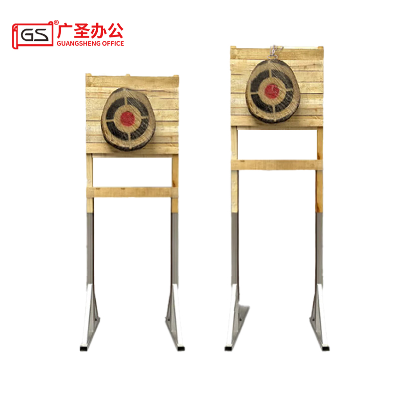 广圣工兵锹格斗术飞锹投准木质圆靶工兵铲飞靶高清大图