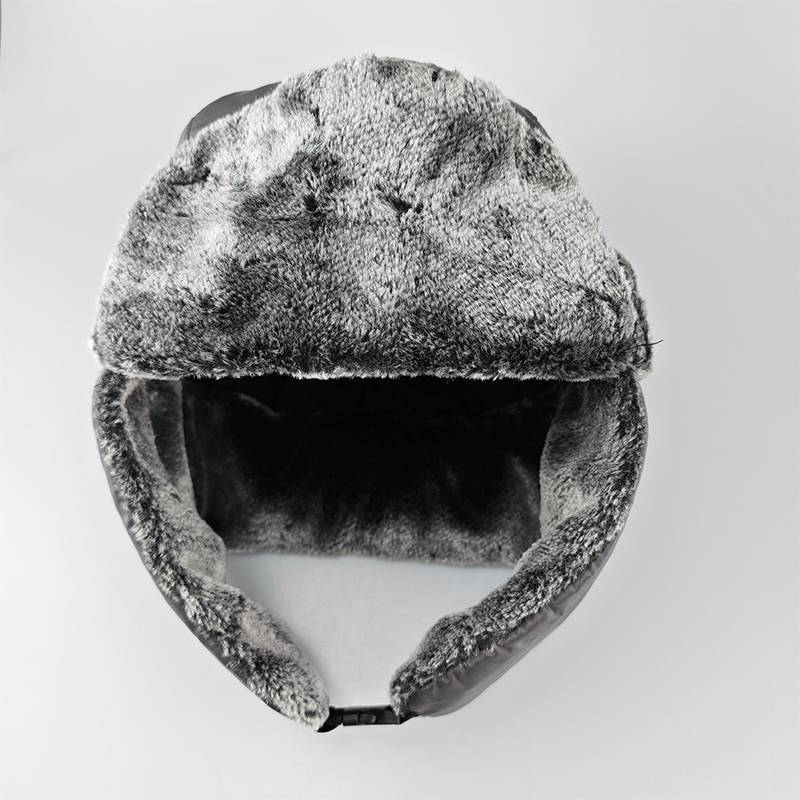 鸽护 雷锋帽 GH25QDK-灰色 顶高清大图