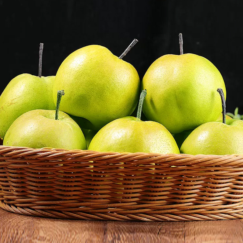 [熊猫鸟]精品玉露香梨 新鲜水果 松脆多汁 净重8.7斤 单果250g以上高清大图