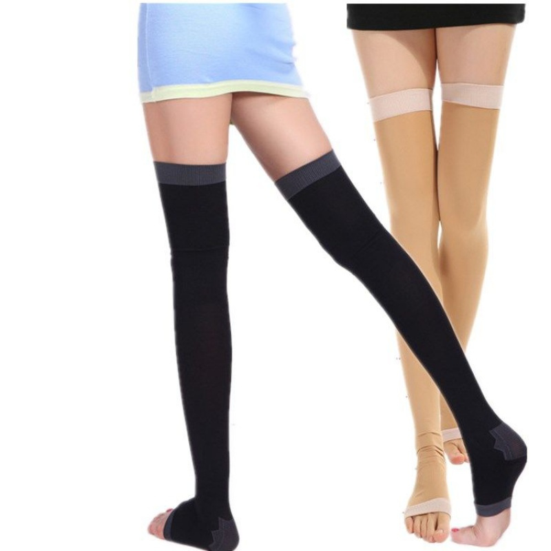 医用长筒袜过膝弹力袜术后水肿孕妇瘦腿袜夏季薄款