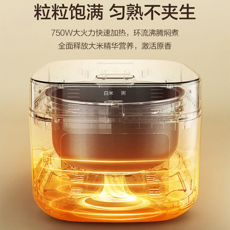 海尔大容量大功率电饭煲速热不粘4L家用电饭锅 HRC-C140ADZ图片