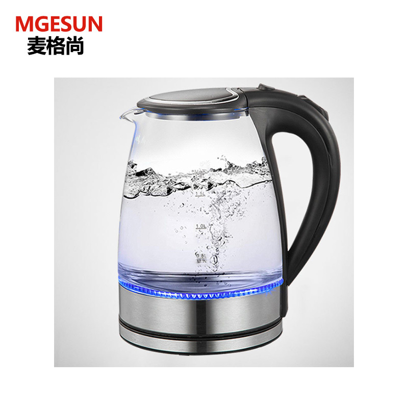麦格尚高硼硅玻璃电热水壶电热水壶玻璃热水壶玻璃电水壶玻璃水壶db