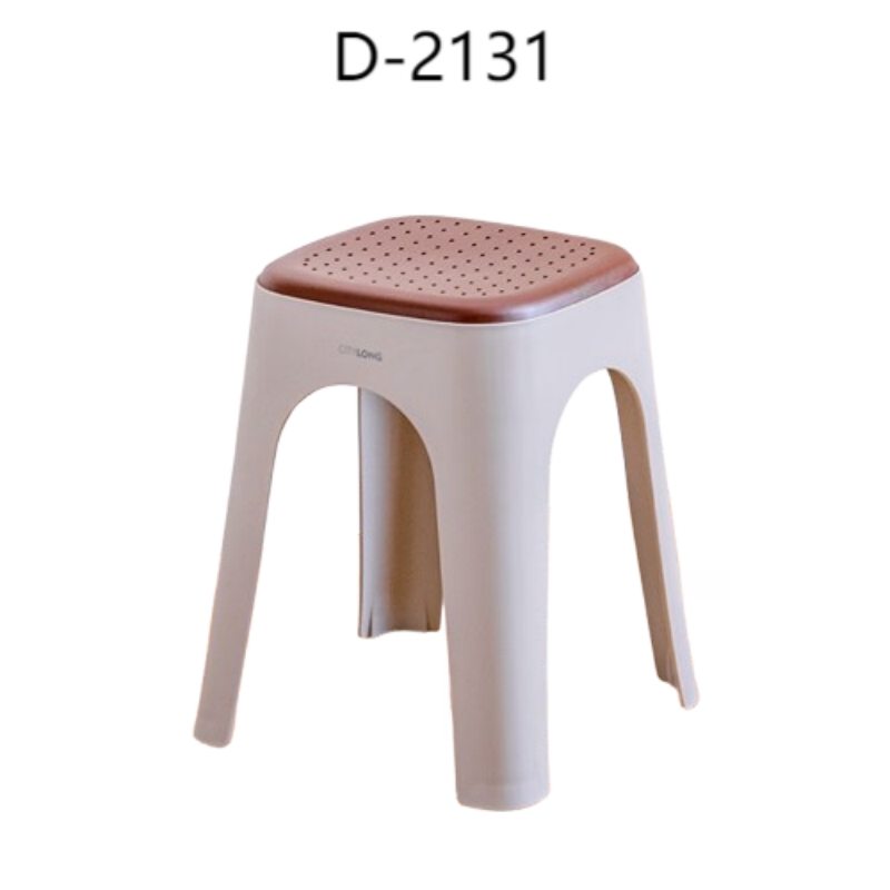 禧天龙(Citylong) D-2131奶酪凳(冰河灰)家用餐桌高板凳客厅可叠放高级舒适久坐防滑凳高清大图