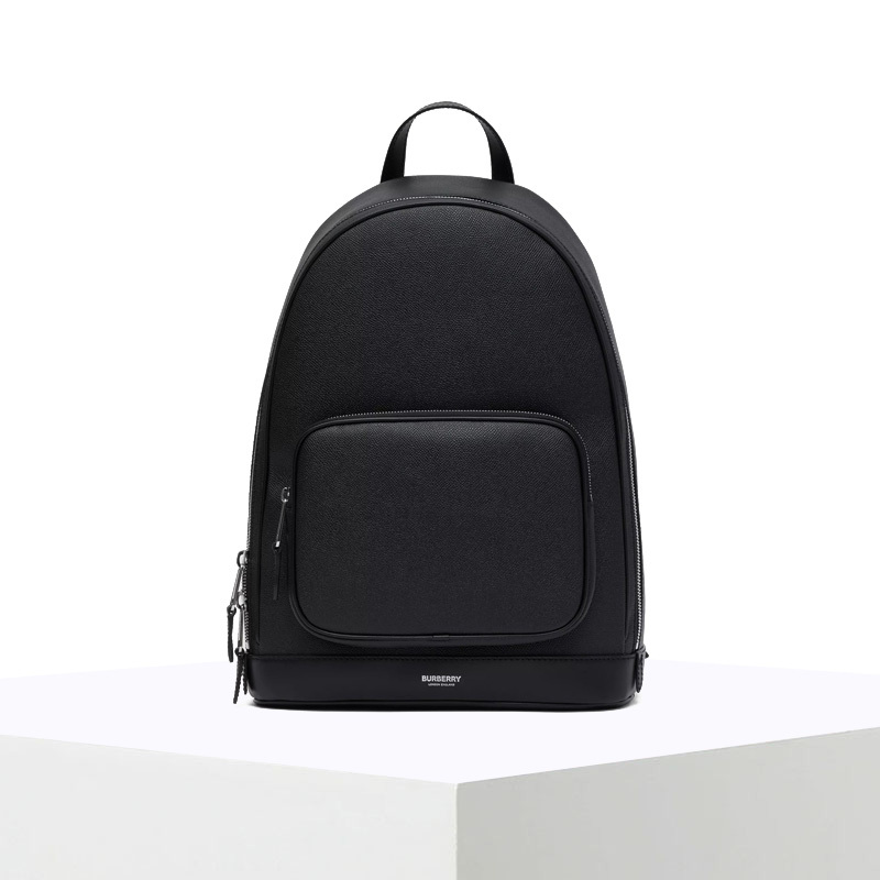 预订 BURBERRY 博柏利 粒纹皮革双肩包8029945