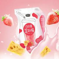 【直营】君乐宝白小纯芝芝好莓莓芝士风味牛奶饮品200ml*12袋