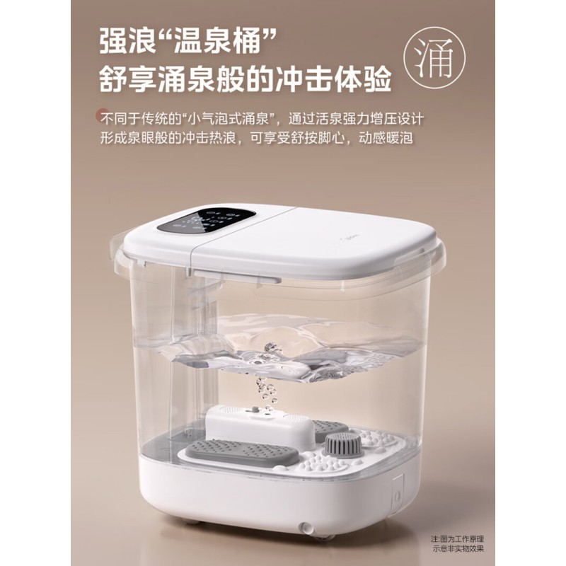美的 足浴盆 ZL310_极地白高清大图