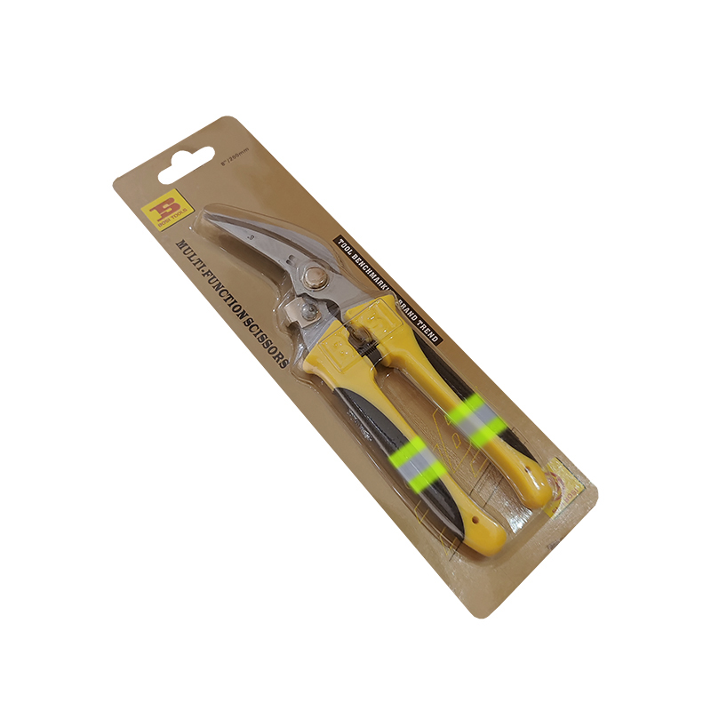 波斯(BOSI) 荧光系列多功能弯剪 8寸200mm 把高清大图