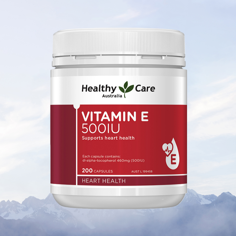 澳世康(Healthy Care)维生素E胶囊500IU200粒 透亮肌肤成人中老年人搭配VC效果更好 效期26.10高清大图