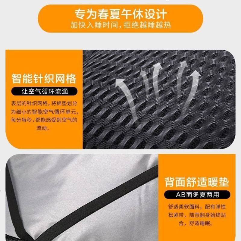 躺椅折叠椅子午休床椅午睡椅子办公室懒人靠背椅陪护家用沙滩靠椅 【特粗方管】全黑铝合金锁扣+灰4D垫图片