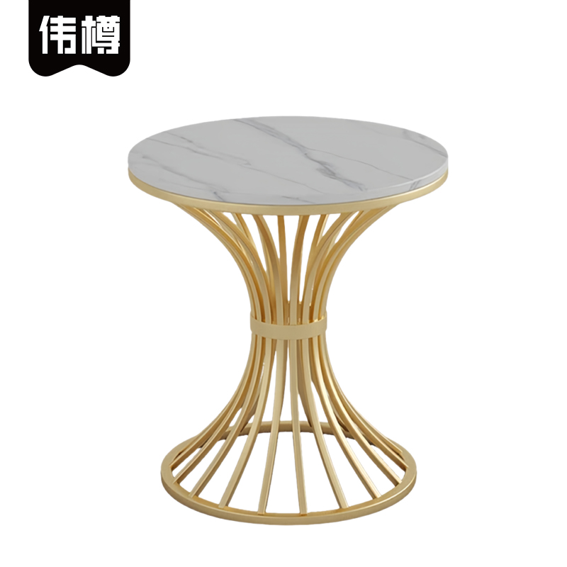 伟樽岩板茶几60*60*75cm张高清大图