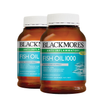 【领券减5】澳佳宝 BLACKMORES原味深海鱼油400粒/瓶装*2 软胶囊含欧米伽3DHA软胶澳洲进口