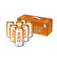 北冰洋听装礼盒橙汁汽水12听/箱