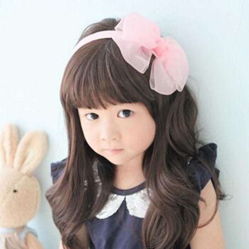 儿童假发 女孩假发 可爱小孩女宝宝长发女童短卷发公主婴儿假发