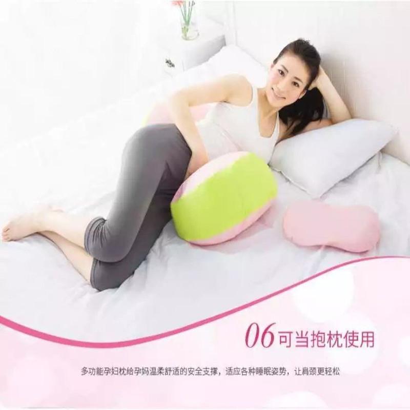 孕妇枕头护腰侧睡枕托腹u型枕抱枕孕期侧卧枕孕靠枕睡觉神器用品 梦幻紫