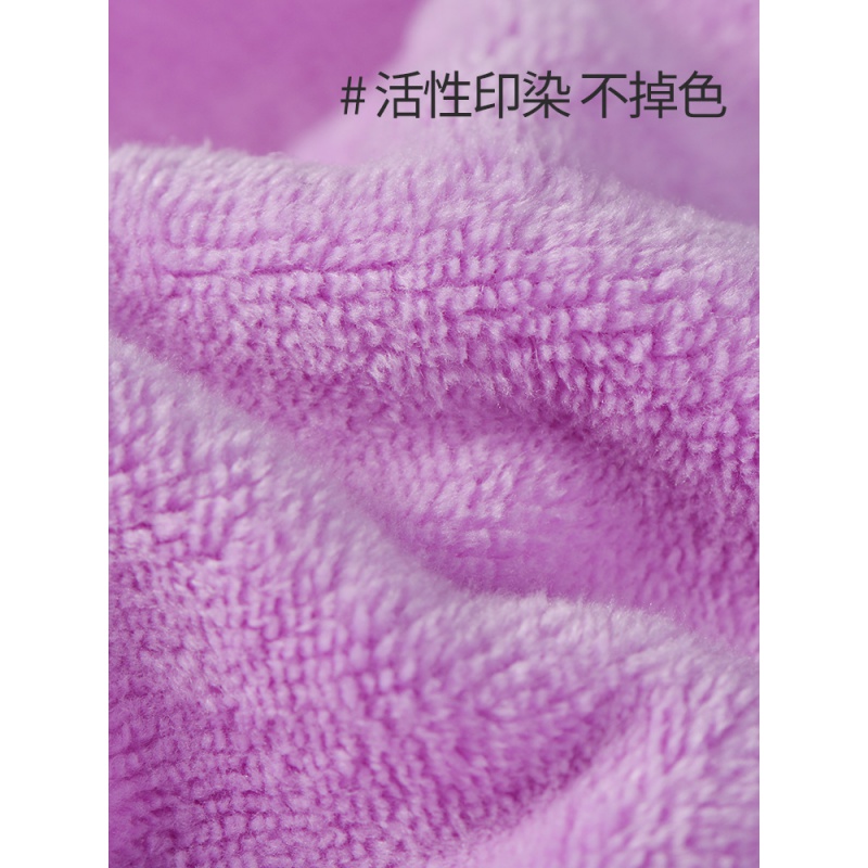 2条干发帽女吸水速干擦头发成人包头巾加厚可爱浴帽干发毛巾 三维工匠 浅灰+水红(超细加厚款)高清大图