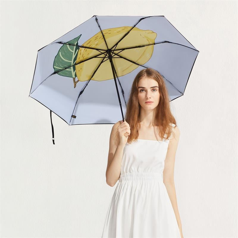 蕉下bananaumbrella20果趣系列三折伞柠檬