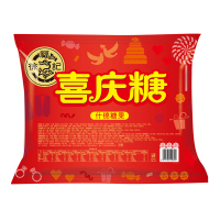 徐福记三斤装喜庆糖1500g(约300颗)结婚糖果什锦糖喜糖大礼包硬糖水果糖休闲零食
