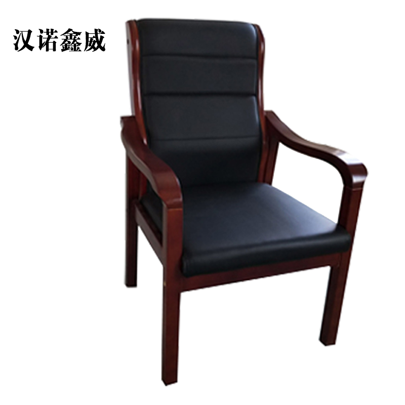 汉诺鑫威会议椅现代椅子皮面靠背椅耳朵椅[工厂现做 7天内发货]高清大图