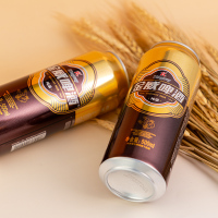 雪花啤酒(Snowbeer)金威纯酿8度500ml*24听 大规格实惠装