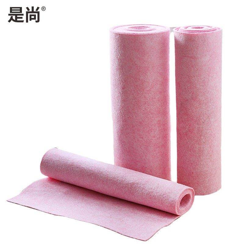 是尚 清洁用具 抹布/百洁布 椰壳抹布25cm*2米 5卷装