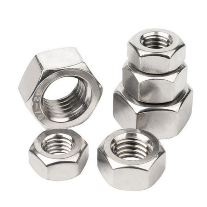 志浪 304不锈钢六角螺母M5 个高清大图