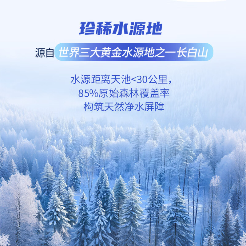 白山一雲长白山天然矿泉水350ml*12瓶高清大图