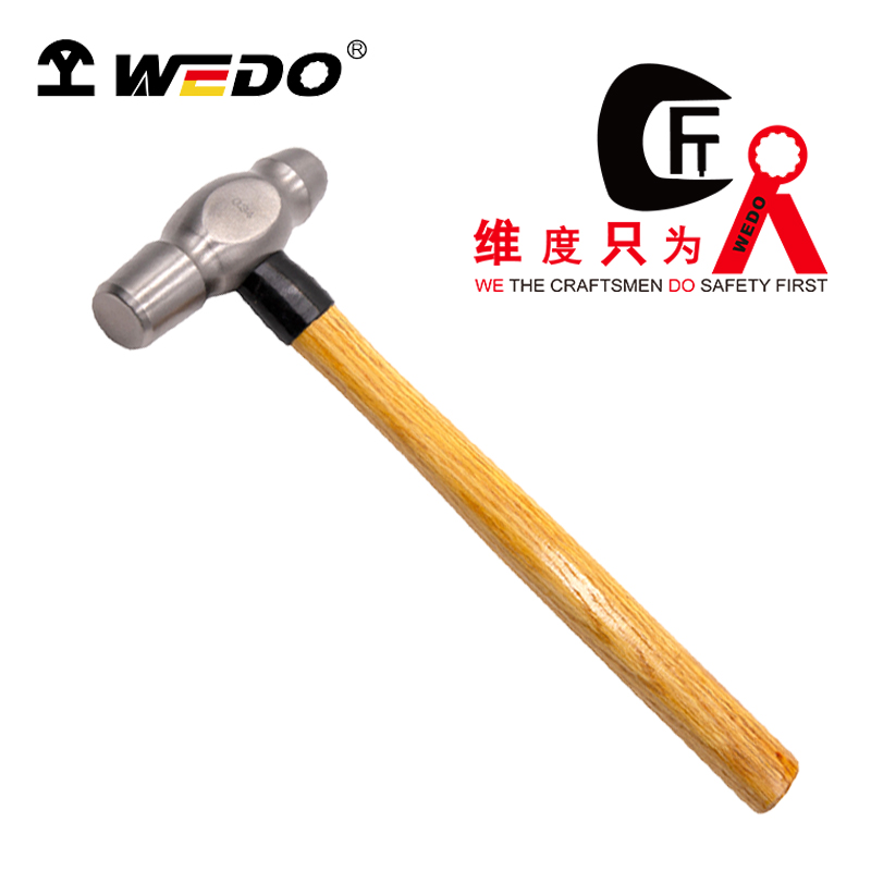 WEDO维度品牌 无磁工具 钛合金 钛合金圆头木柄锤 圆头锤高清大图