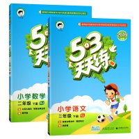 2019版 53天天练二年级下册全套人教版语文数学 同步训练小学试卷测试卷练习册一课一练5+3习题思维训练5.3口算题卡
