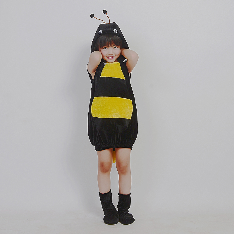 元旦儿童演出服小兔子老鼠恐龙蜜蜂青蛙动物表演服装cos服